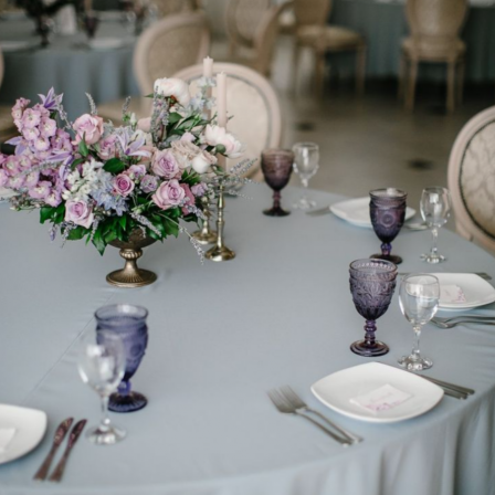 Additional Guest Table for the «Lavender Sorbet» Full Wedding Set