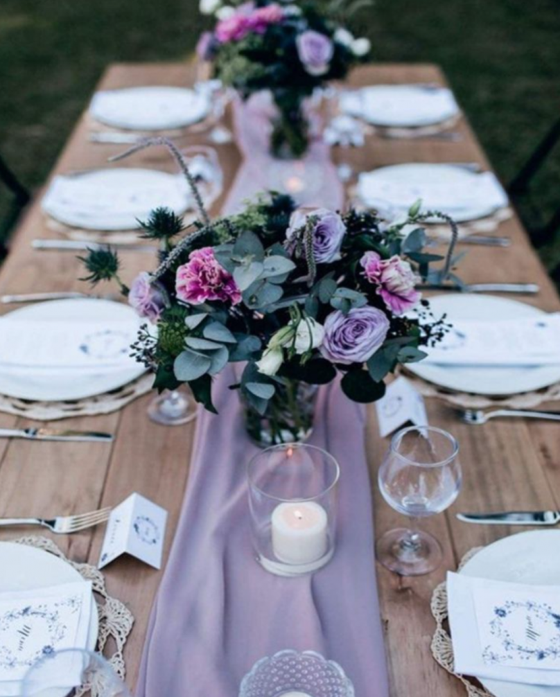 «Lavender Sorbet» – Full Wedding Set (Bridal bouquet, boutonnière, one bridal table decoration, and your choice of guest table decorations) - Image 5