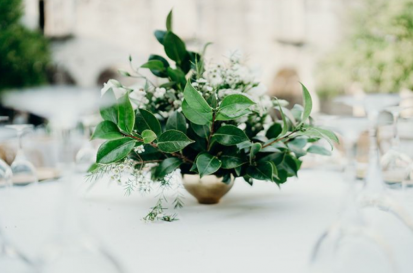 «Emerald Grasses» – Full Wedding Set (Bridal bouquet, boutonnière, one bridal table decoration, and your choice of guest table decorations) - Image 3