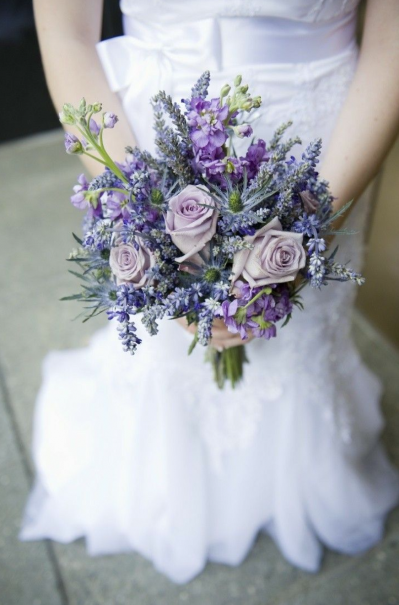 «Lavender Sorbet» – Full Wedding Set (Bridal bouquet, boutonnière, one bridal table decoration, and your choice of guest table decorations) - Image 3