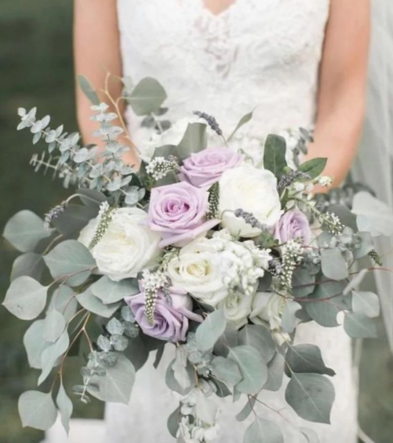 «Lavender Sorbet» – Full Wedding Set (Bridal bouquet, boutonnière, one bridal table decoration, and your choice of guest table decorations) - Image 2