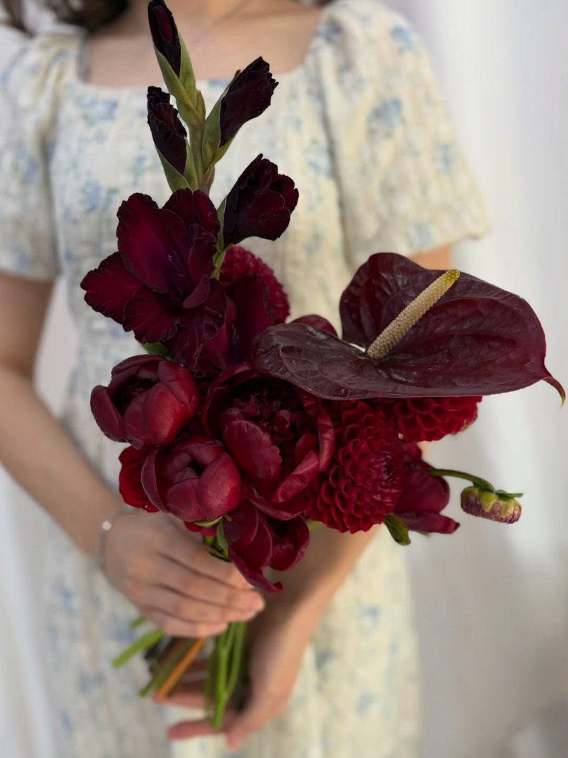 Bridal bouquet: «Pomegranate Berry»