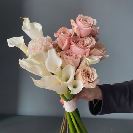 Bridal bouquet: «Pink Cream»